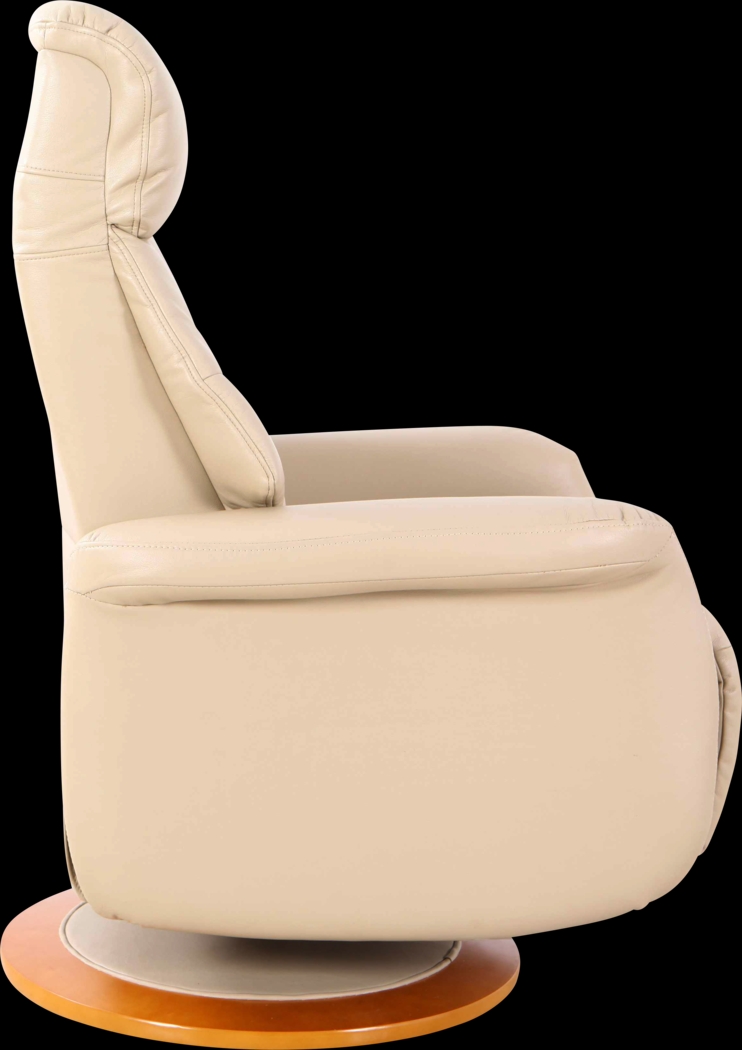 Onzaga Beige Recliner - Thumbnail - Image 2