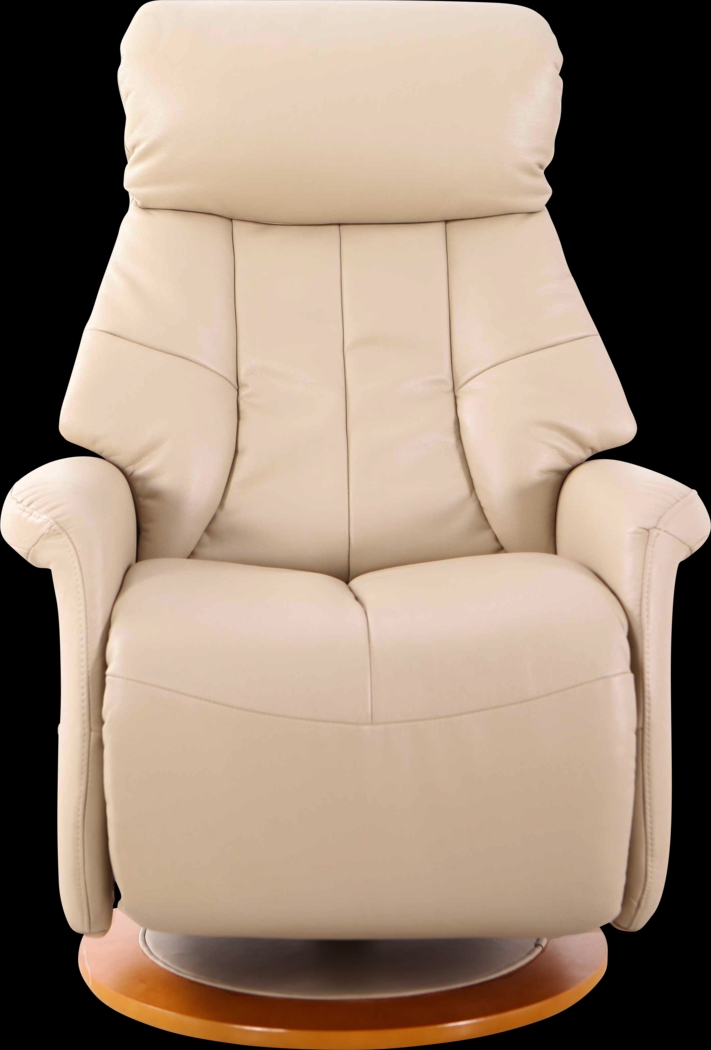 Onzaga Beige Recliner - Thumbnail - Image 4