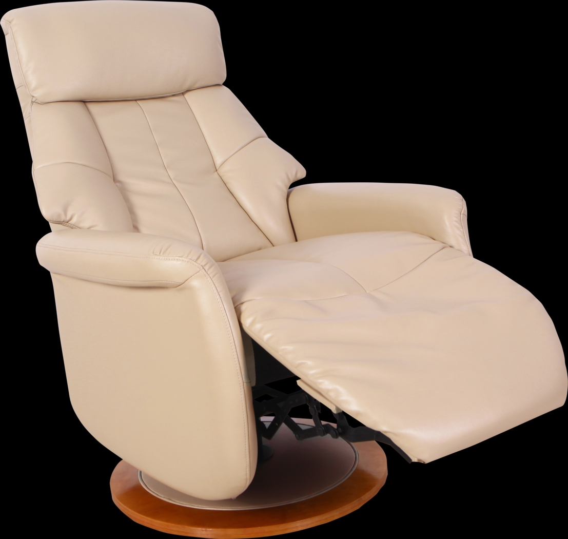 Onzaga Beige Recliner - Thumbnail - Image 6
