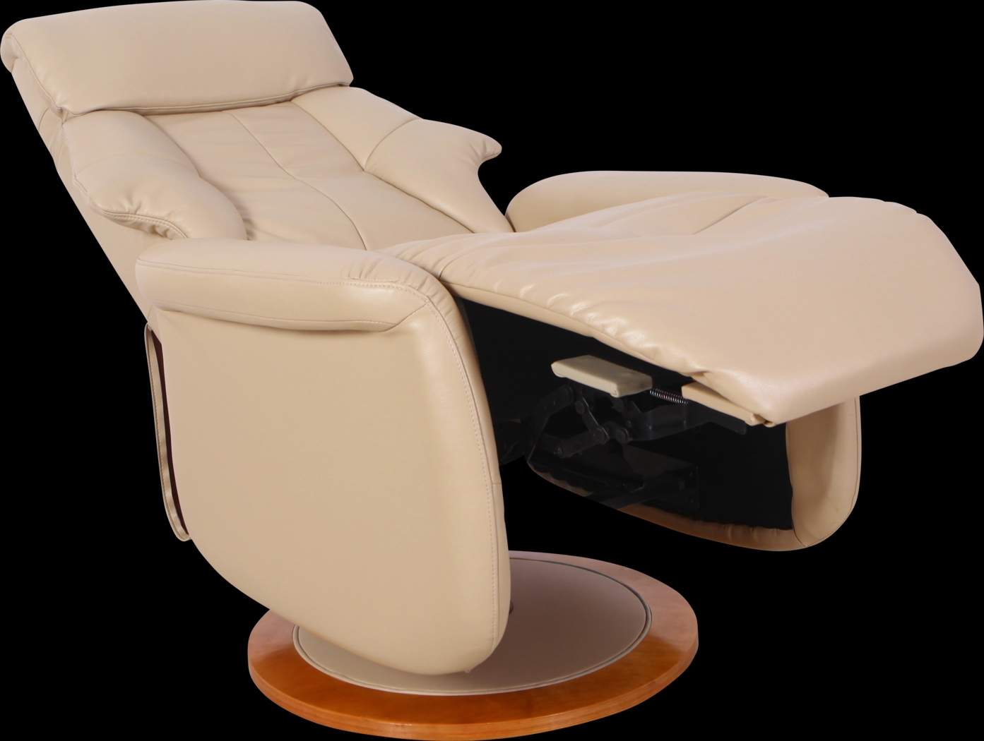 Onzaga Beige Recliner - Thumbnail - Image 7