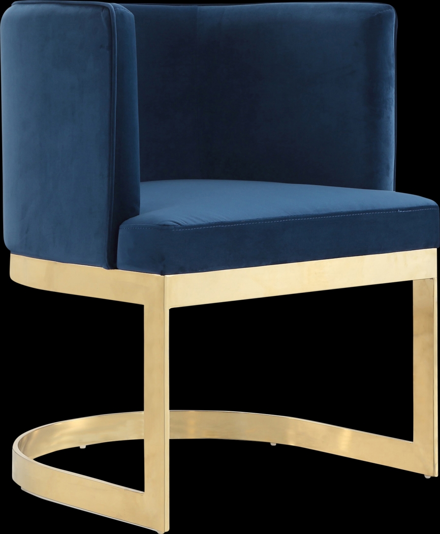 Oonella Blue Side Chair, Set of 2 - Thumbnail - Image 2