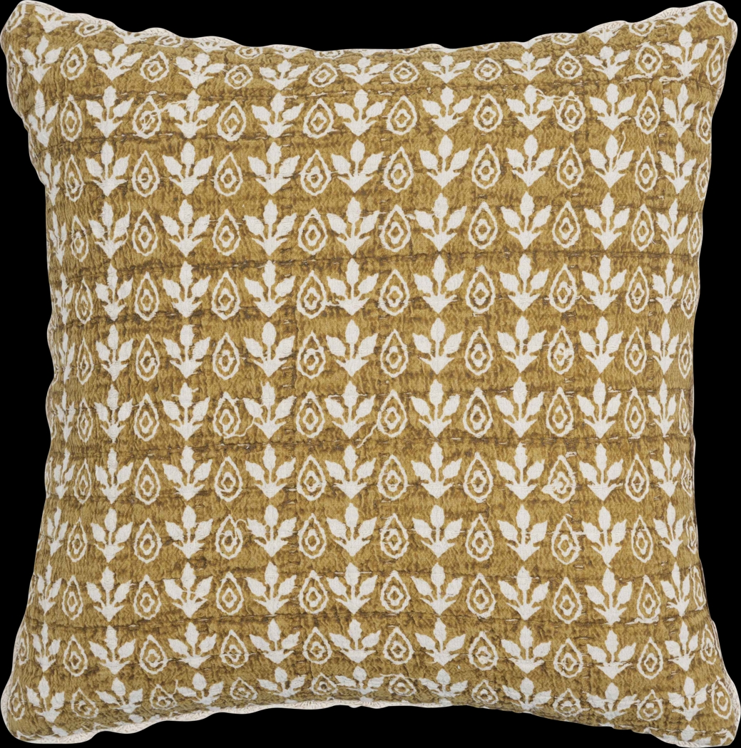 Opalmist Yellow Accent Pillow - Thumbnail - Image 1