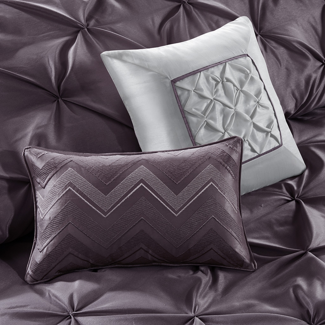 Opelusas Purple 24 Pc Queen Bedding Set - Thumbnail - Image 4