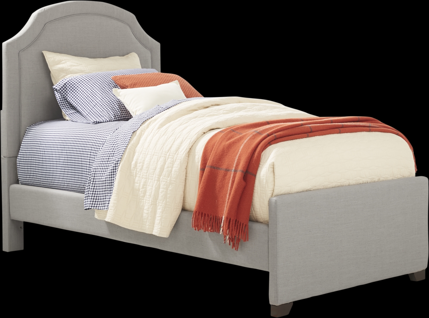 Kids Ophrie Gray Twin Bed - Thumbnail - Image 1