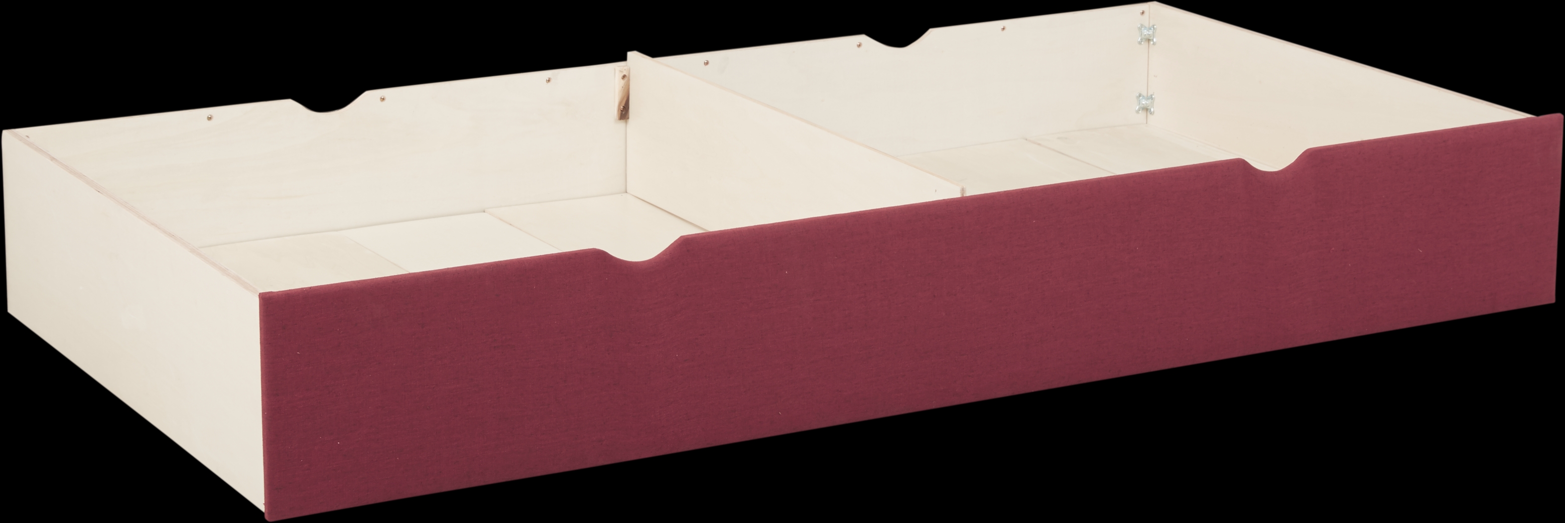 Ophrie Red Twin Storage Trundle - Thumbnail - Image 1