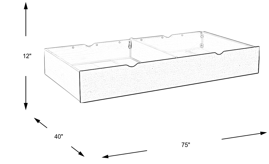 Dimension Image. Please refer to the Dimension Tab on this page for dimension details.