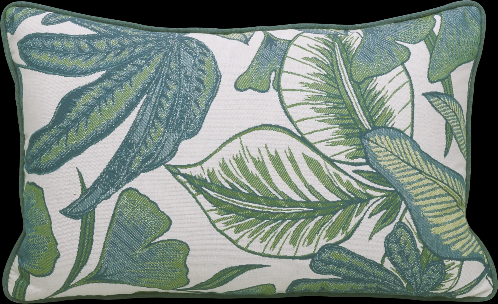 Lavish Palm Green Indoor/Outdoor Accent Pillow - Thumbnail - Image 1