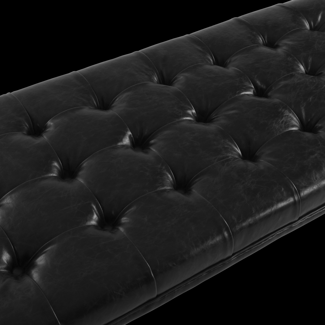 Oppland Black Accent Bench - Thumbnail - Image 4