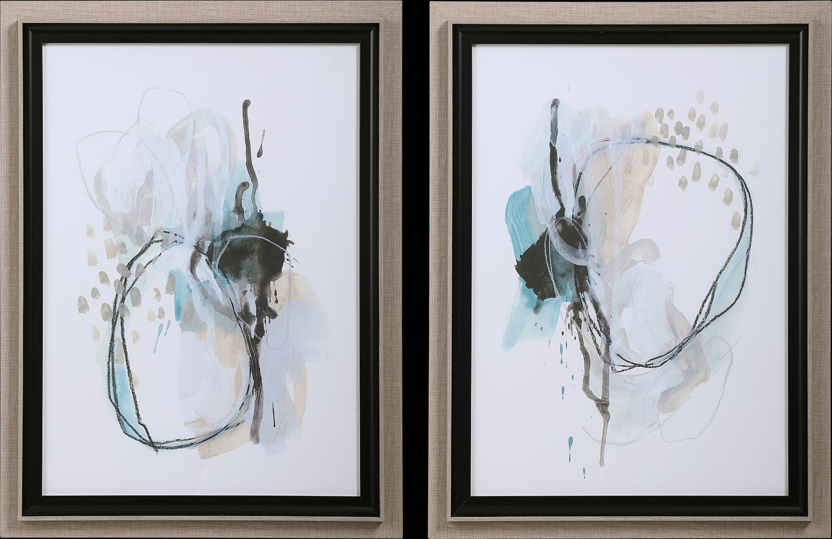 Opposite Views Blue Set of 2 Artwork - Thumbnail - Image 1