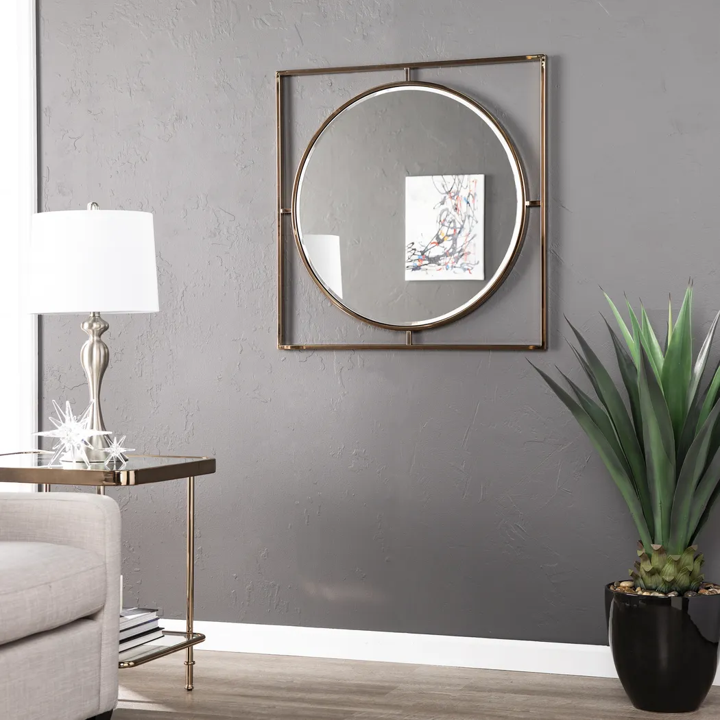 Orangeburg Champagne Mirror - Thumbnail - Image 2