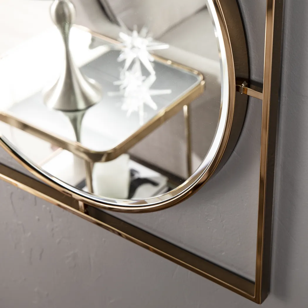 Orangeburg Champagne Mirror - Thumbnail - Image 4