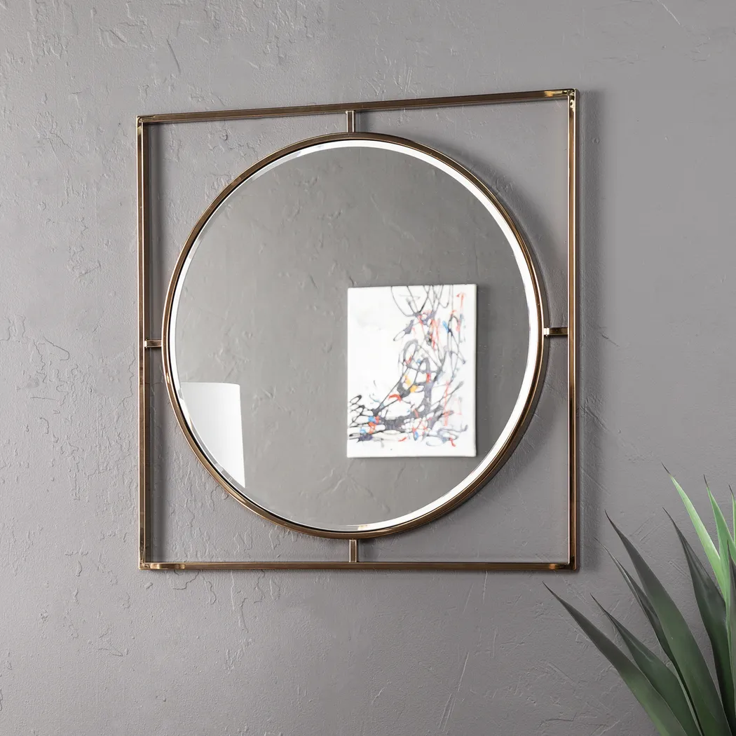 Orangeburg Champagne Mirror - Thumbnail - Image 5