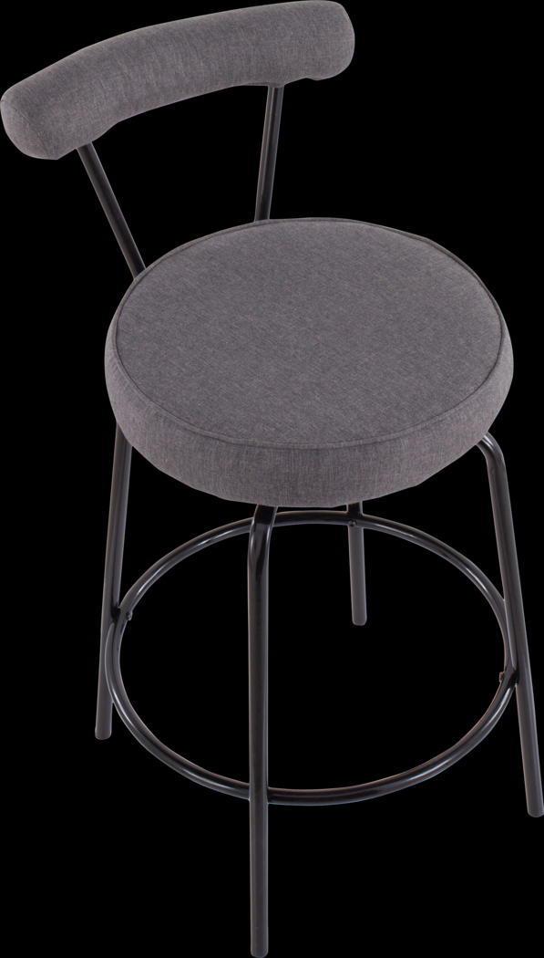 Orangethorpe Charcoal Counter Height Stool, Set of 2 - Thumbnail - Image 7