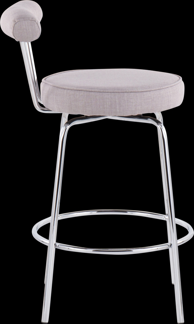 Orangethorpe Gray Counter Height Stool, Set of 2 - Thumbnail - Image 3