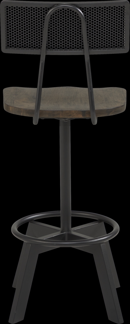 Orchard House Brown Swivel Stool - Thumbnail - Image 4