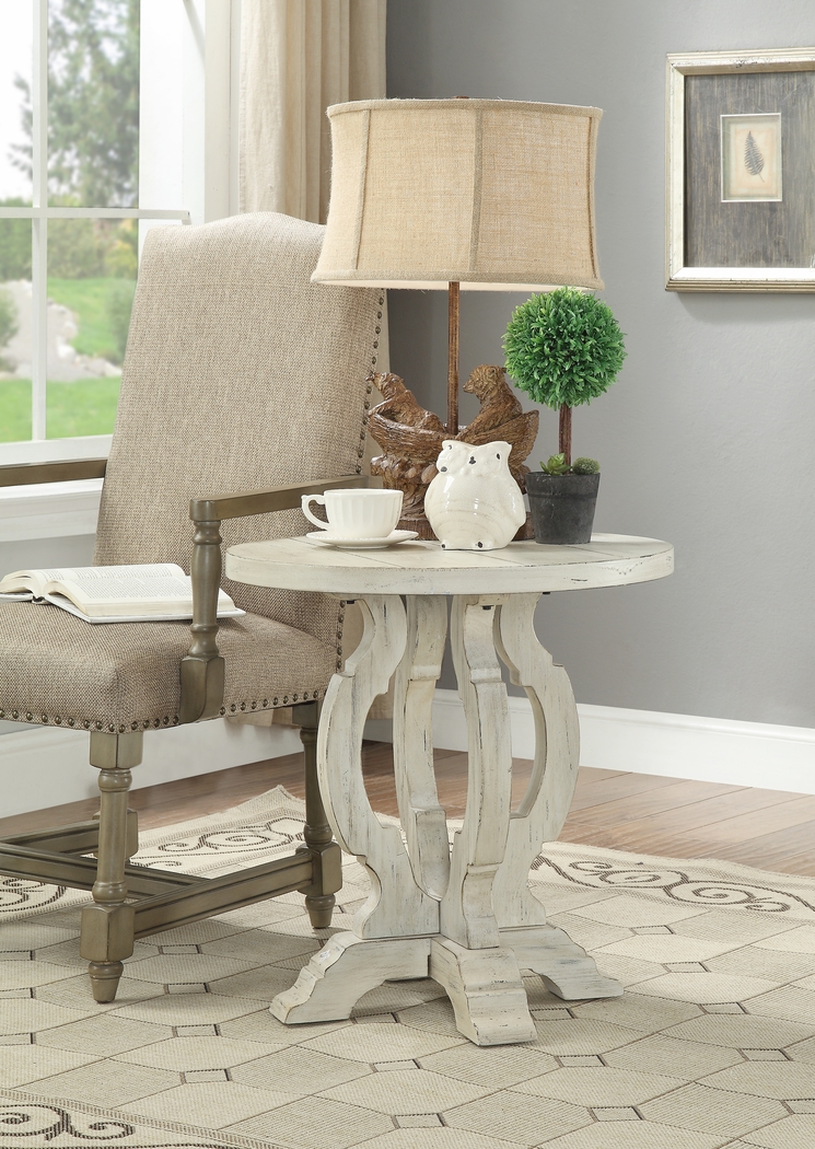 Orchard Park Cream Accent Table - Thumbnail - Image 3