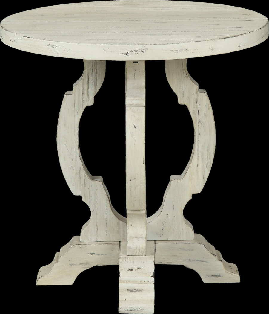 Orchard Park Cream Accent Table - Thumbnail - Image 1