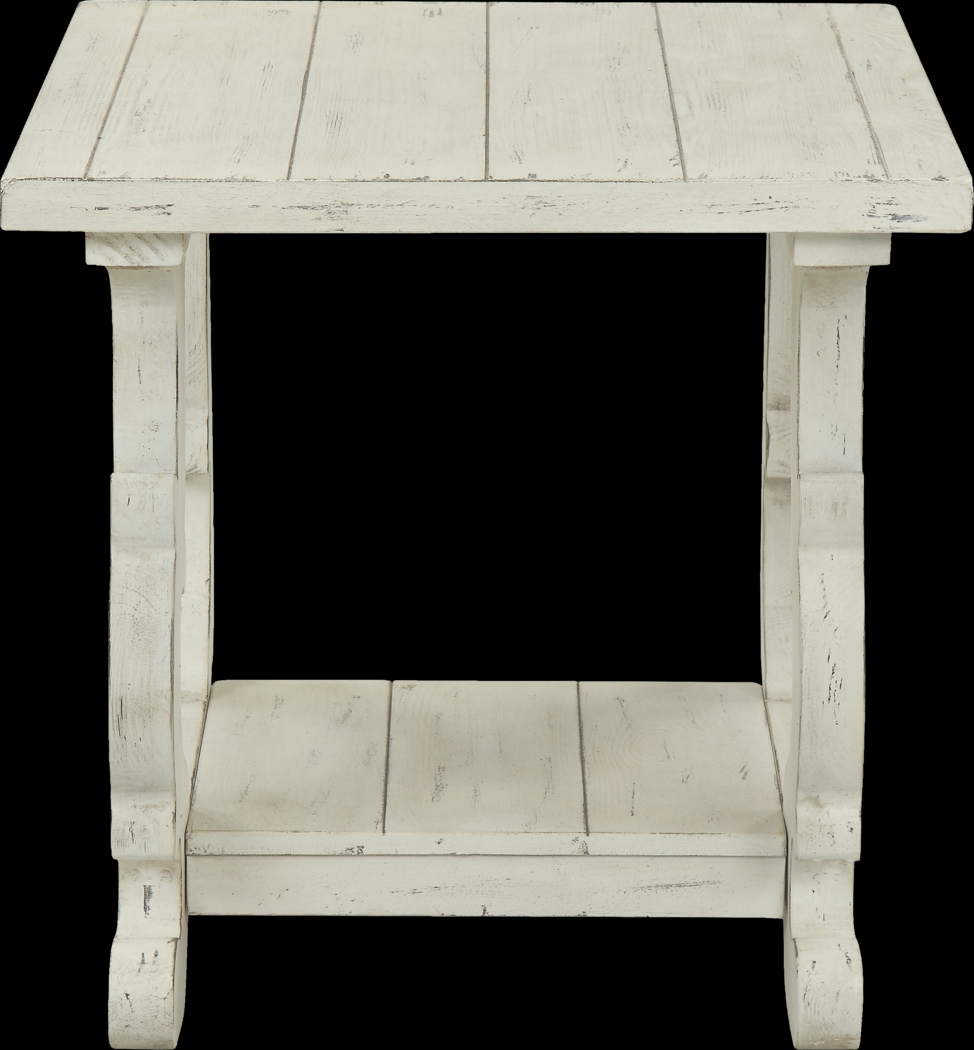 Orchard Park Cream End Table - Thumbnail - Image 2