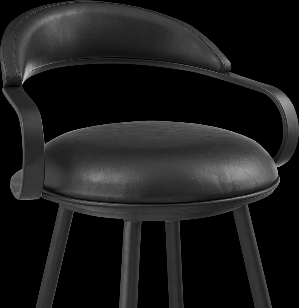 Orcone Black Counter Height Stool - Thumbnail - Image 4