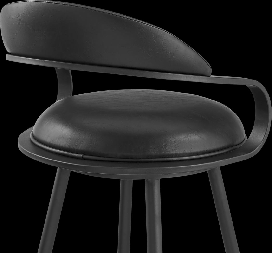 Orcone Black Counter Height Stool - Thumbnail - Image 6