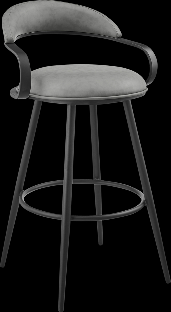 Orcone Gray Counter Height Stool - Thumbnail - Image 1