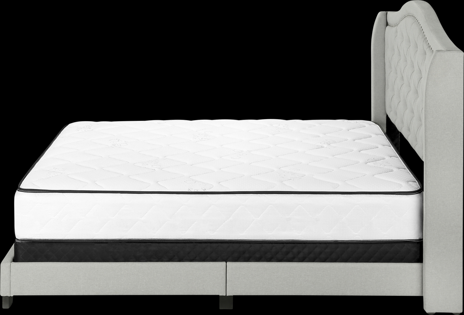 Orcow Light Gray Queen Bed - Thumbnail - Image 5