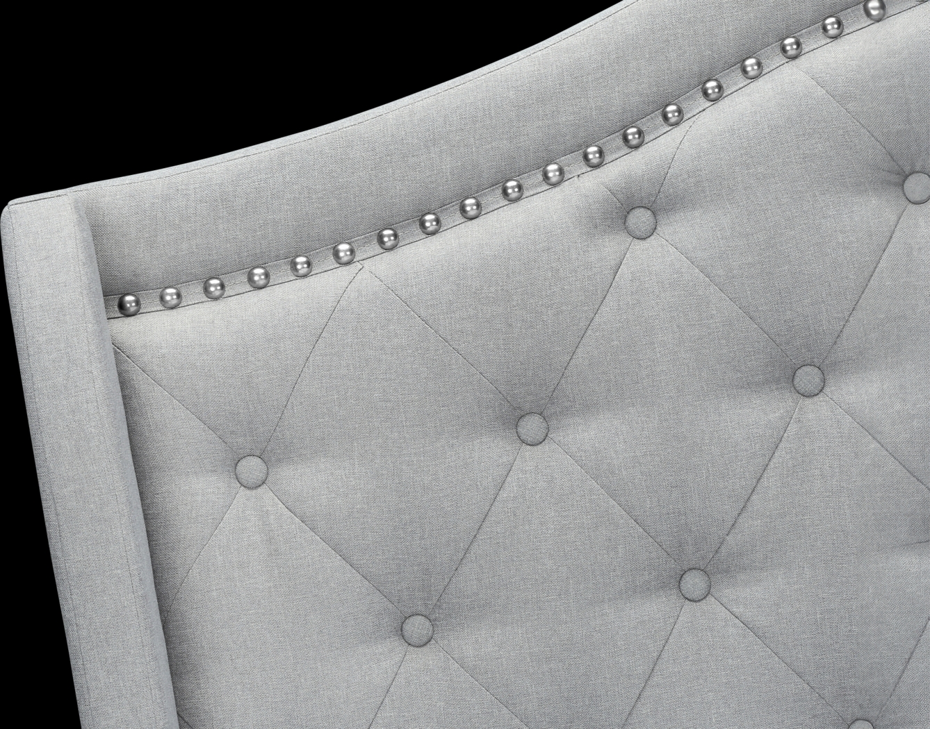 Orcow Light Gray Queen Bed - Thumbnail - Image 9