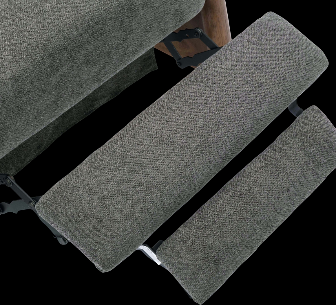 Orcut Charcoal Push Back Recliner - Thumbnail - Image 8