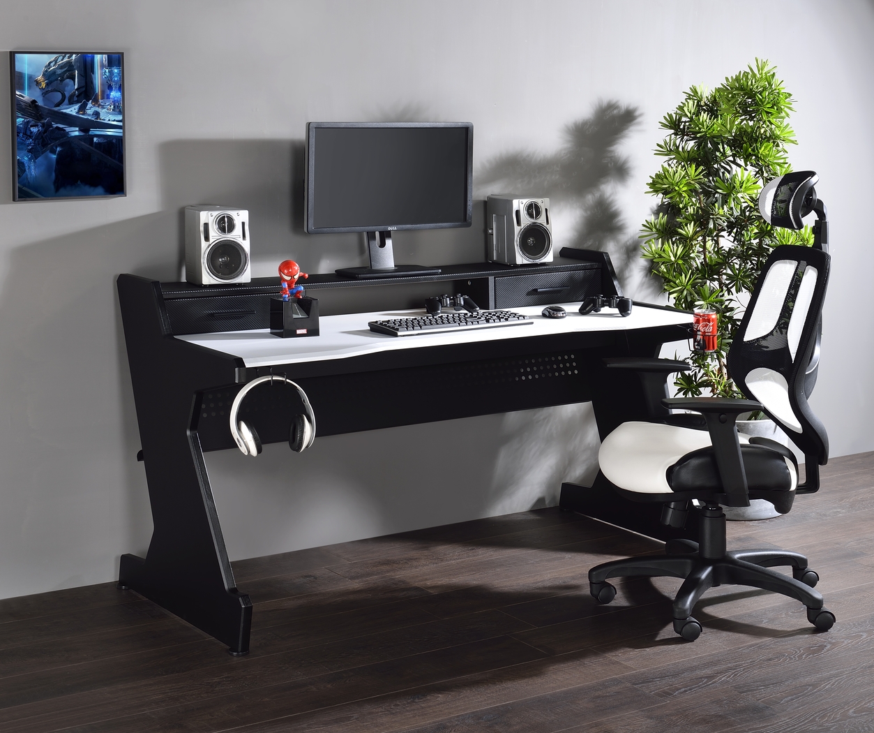 Ordressa Black Desk - Thumbnail - Image 5