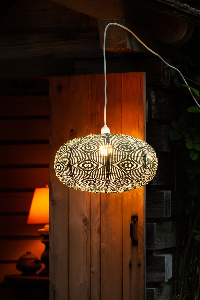 Orien Cave Outdoor Green Solar Lantern - Thumbnail - Image 15