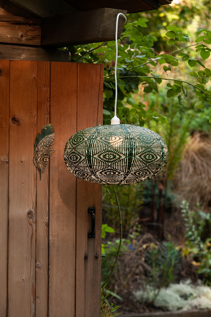 Orien Cave Outdoor Green Solar Lantern - Thumbnail - Image 18