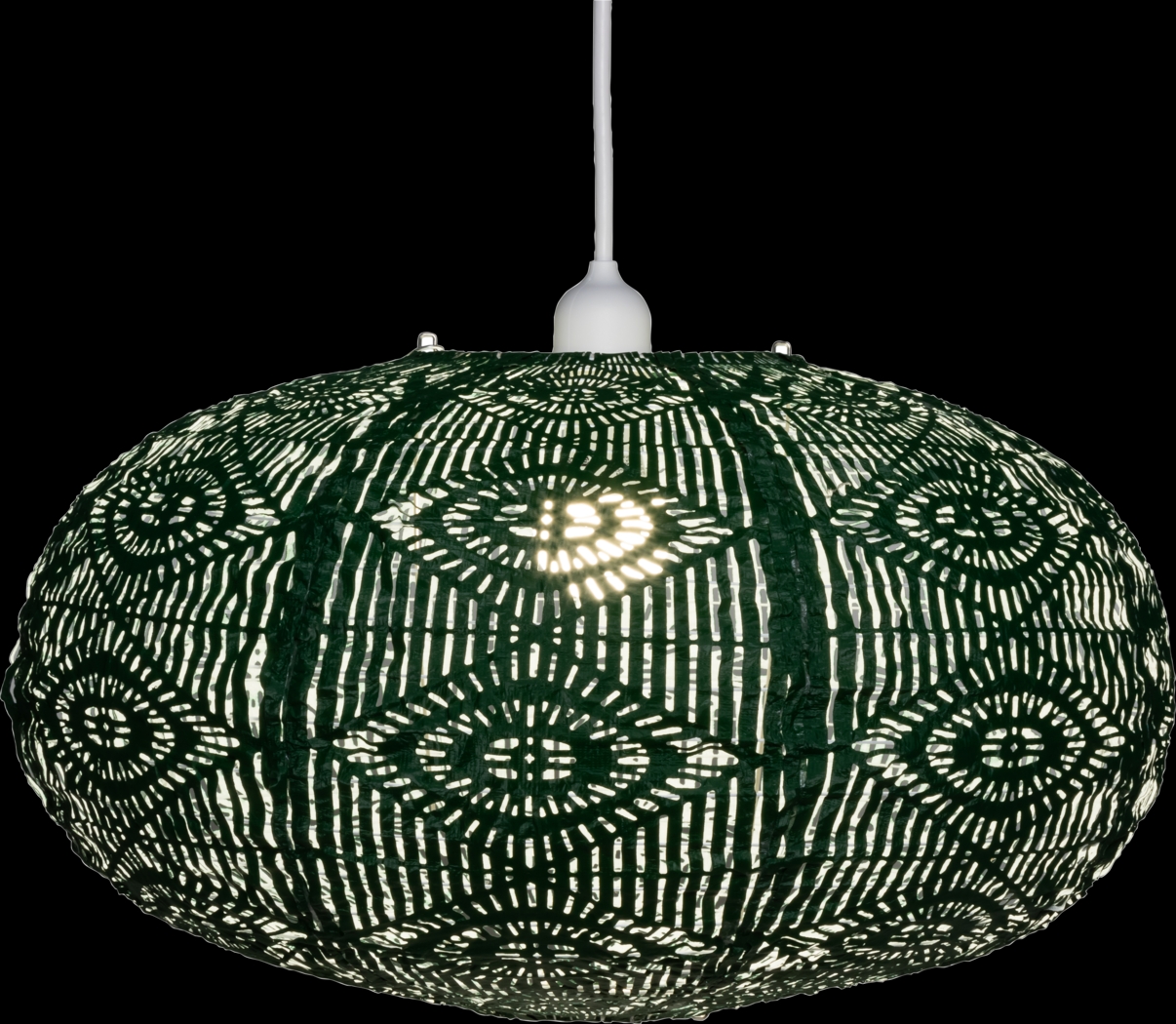 Orien Cave Outdoor Green Solar Lantern - Thumbnail - Image 1