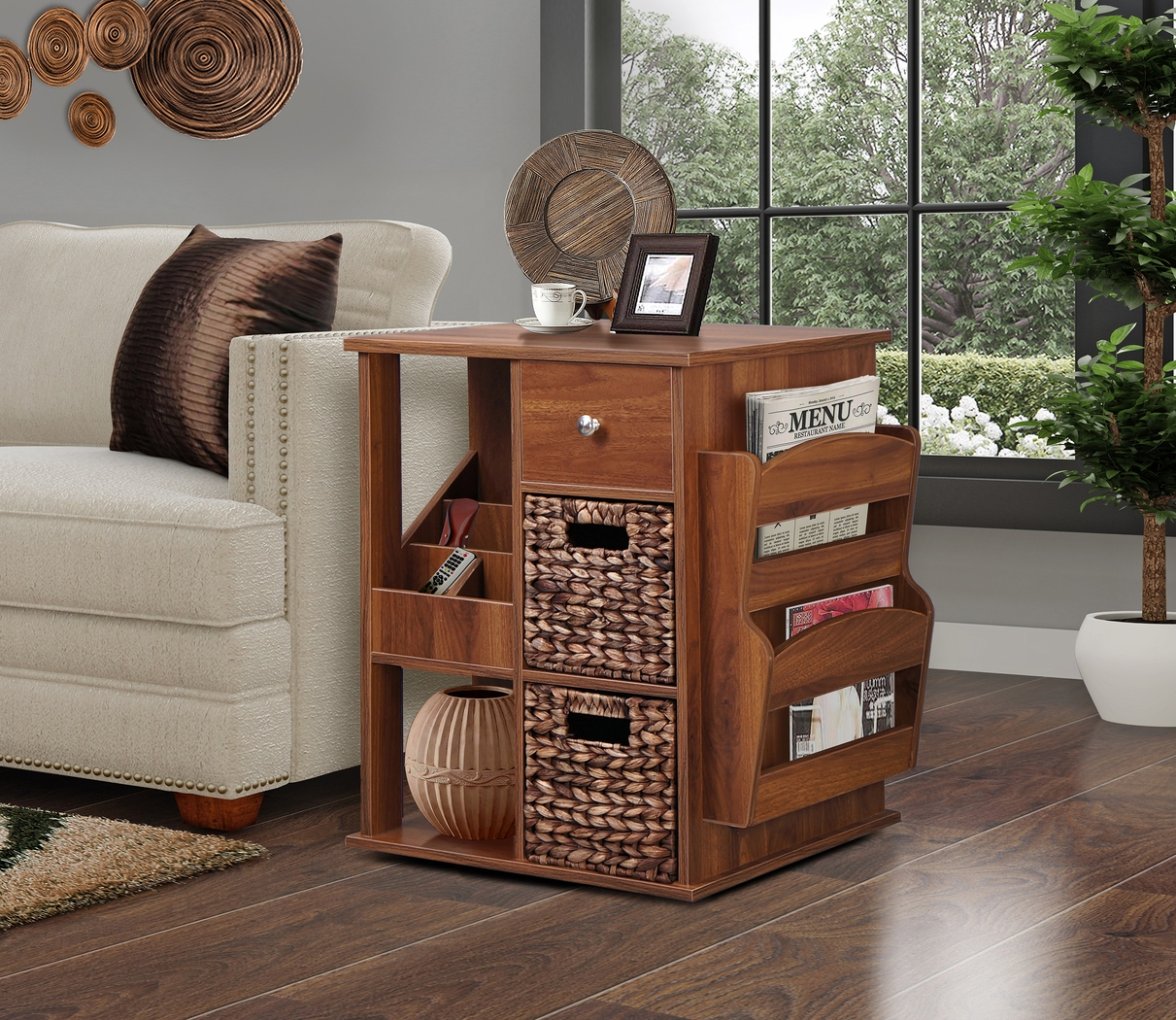 Orinia Brown End Table - Thumbnail - Image 2
