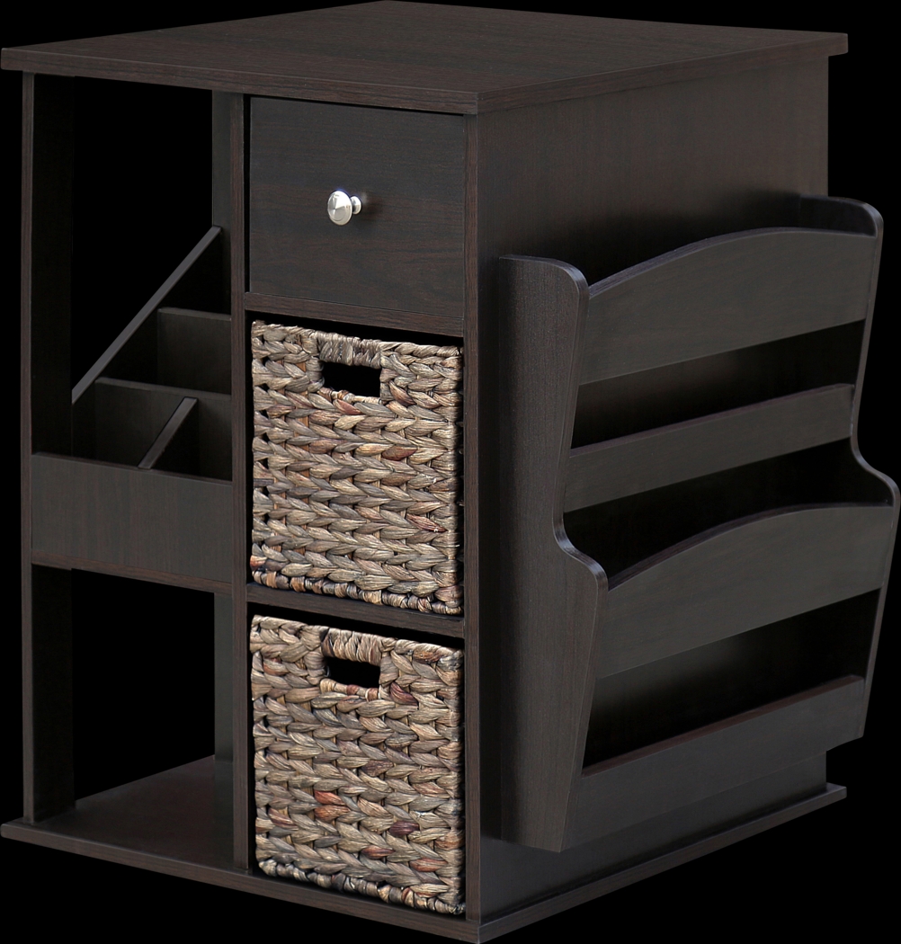 Orinia Espresso End Table - Thumbnail - Image 1