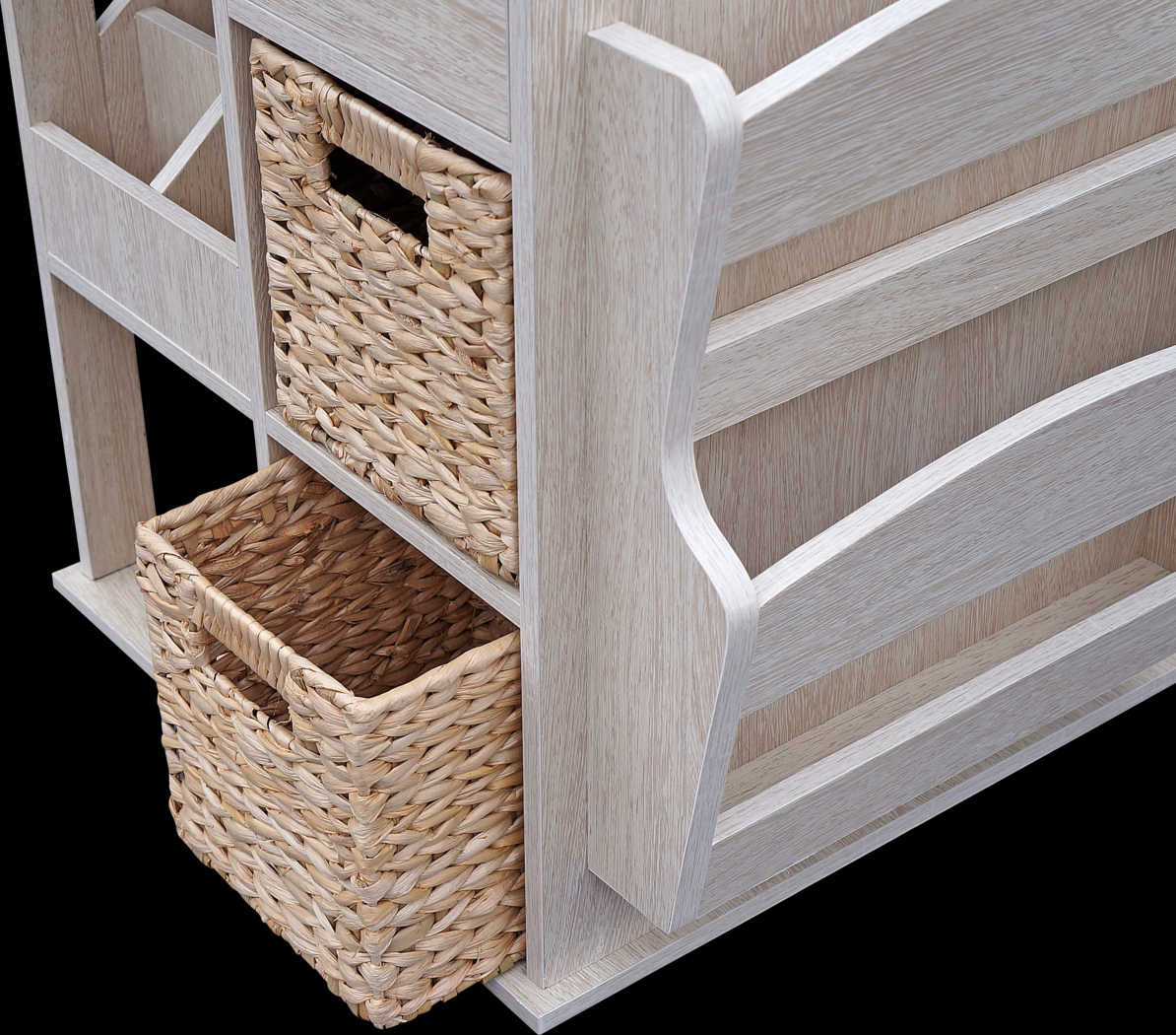 Orinia White End Table - Thumbnail - Image 4