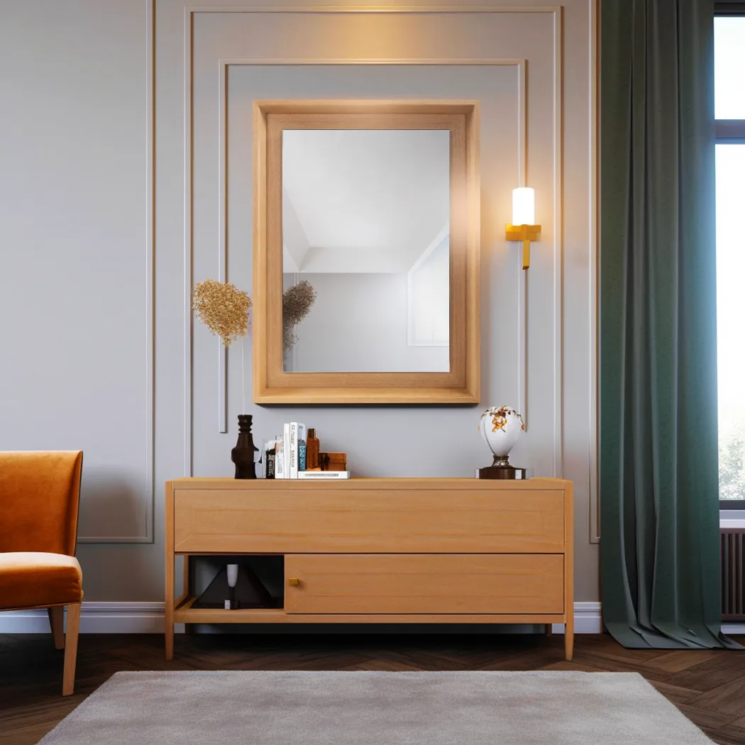 Orjee Brown Wall Mirror - Thumbnail - Image 2