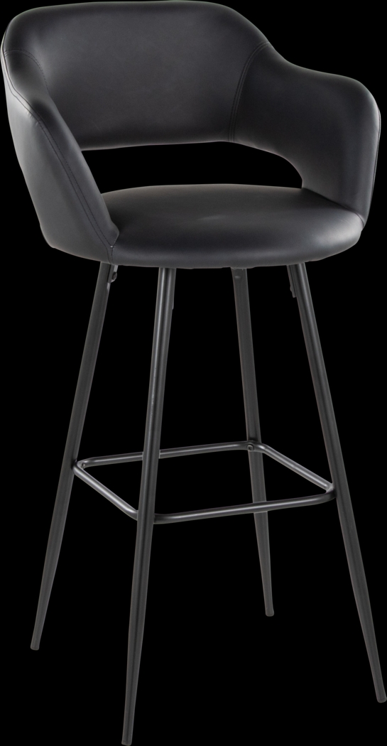 Orkhid Black Barstool, Set of 2 - Thumbnail - Image 4