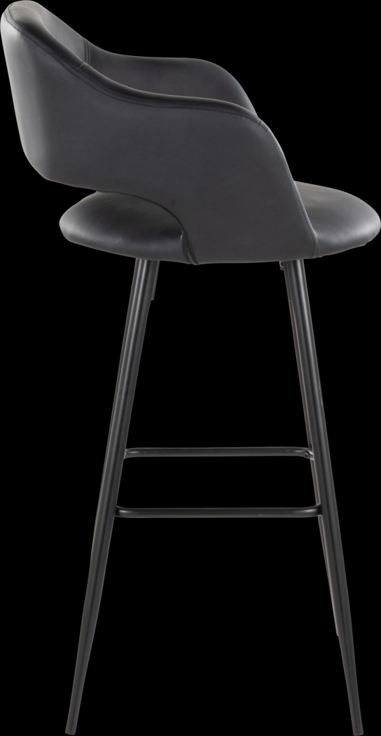 Orkhid Black Barstool, Set of 2 - Thumbnail - Image 5