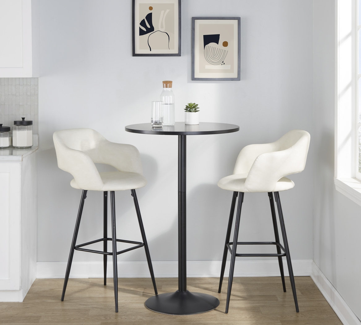 Orkhid Cream Barstool, Set of 2 - Thumbnail - Image 3