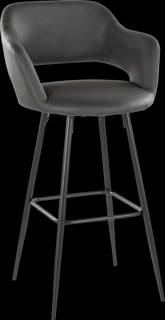 Orkhid Gray Barstool, Set of 2 - Thumbnail - Image 4