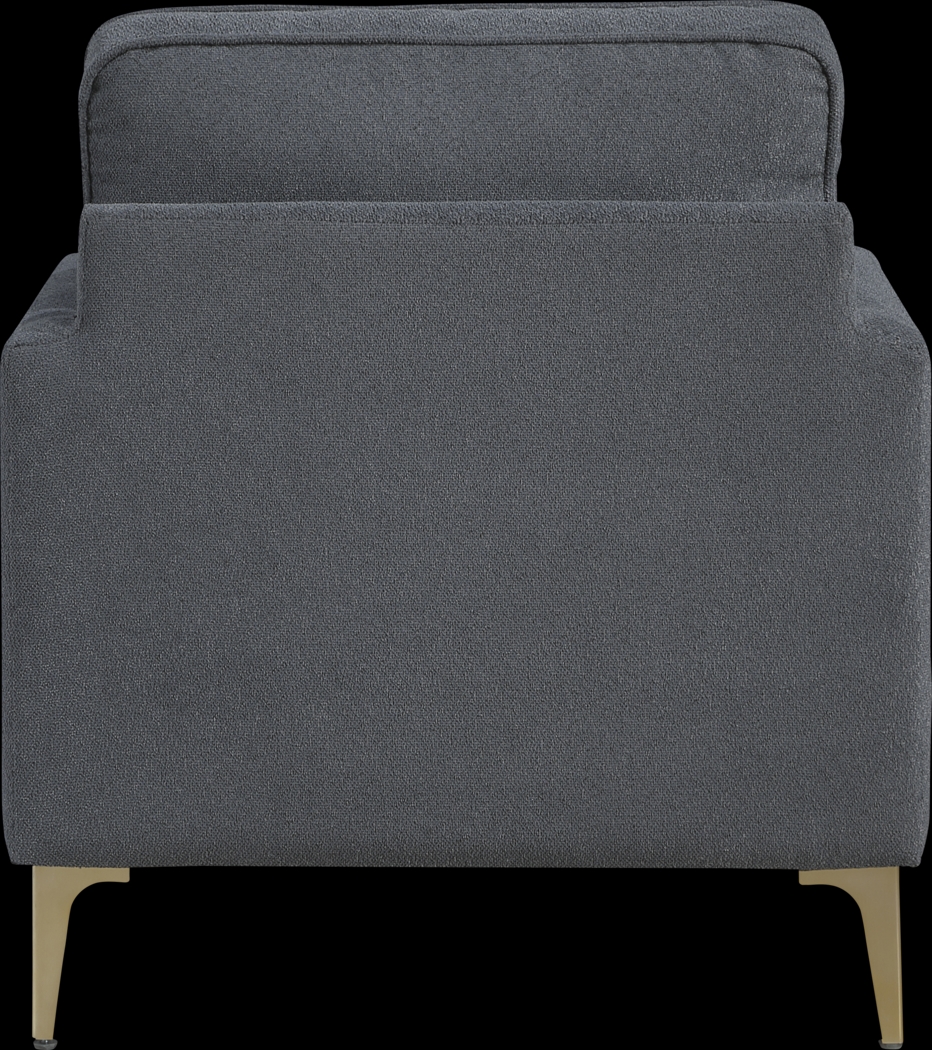 Orlan Drak Gray Accent Chair - Thumbnail - Image 3