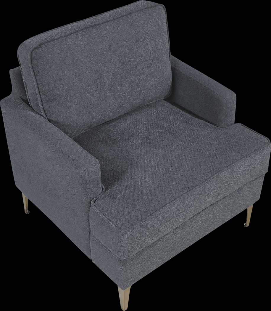 Orlan Drak Gray Accent Chair - Thumbnail - Image 7