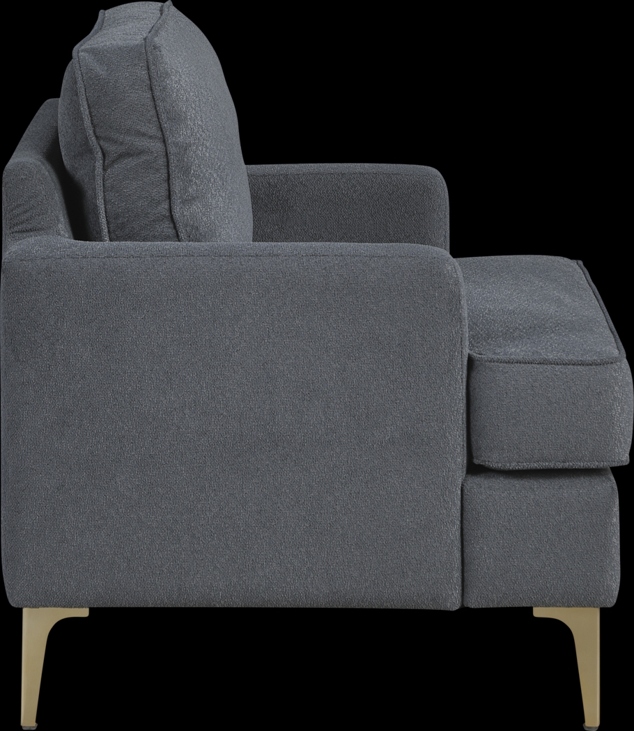 Orlan Drak Gray Accent Chair - Thumbnail - Image 8