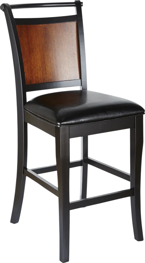 Orland Park Black Counter Height Stool - Thumbnail - Image 1