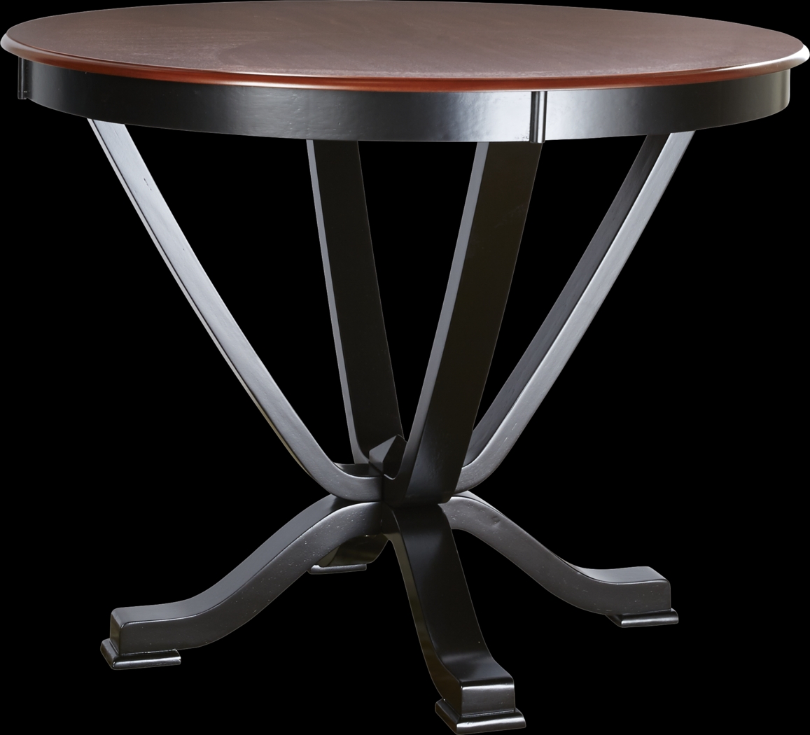 Orland Park Black 5 Pc Counter Height Dining Set with Green Stools - Thumbnail - Image 2