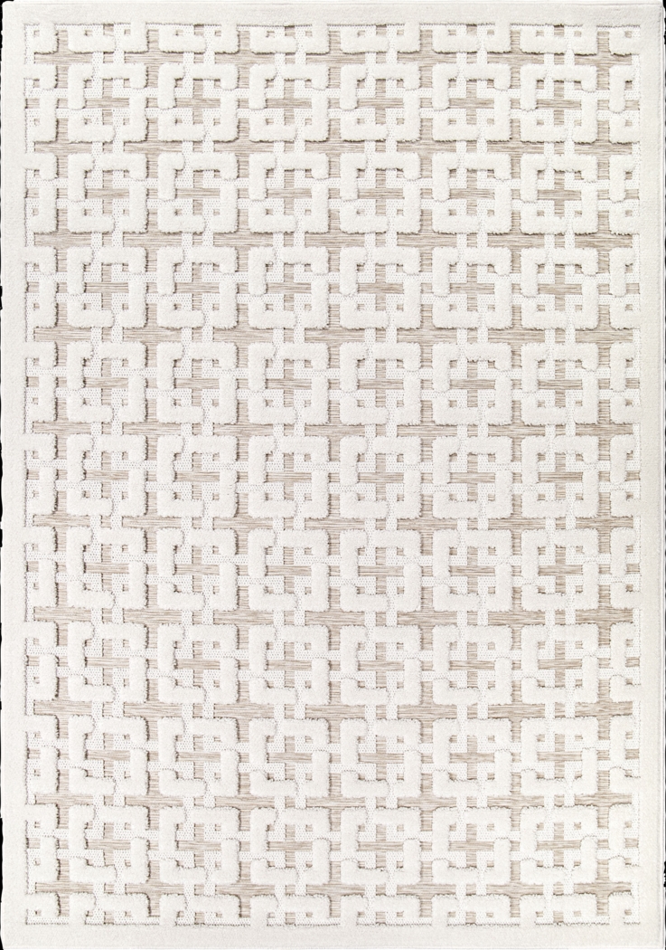 Orlinda Beige 5'3 x 7'6 Rug - Thumbnail - Image 1