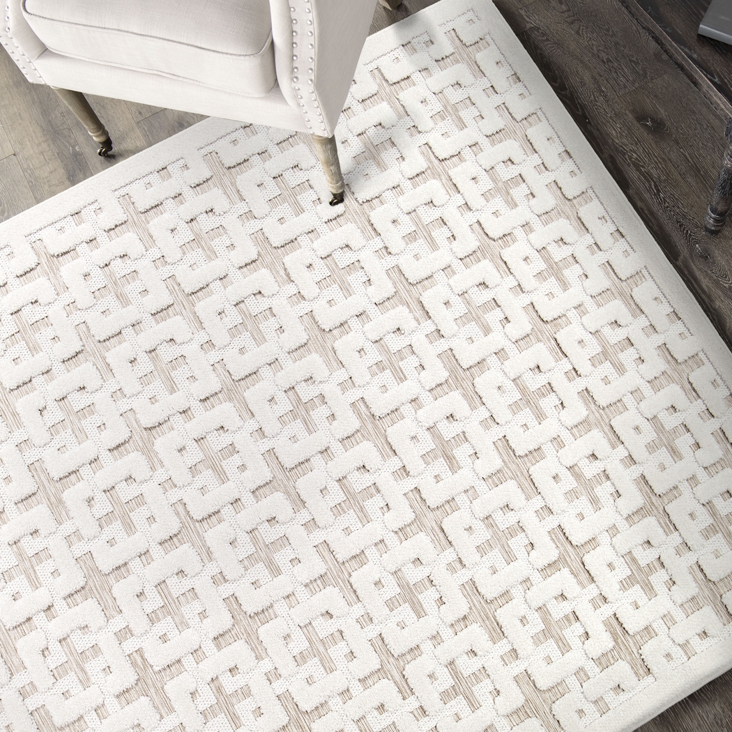 Orlinda Beige 7'10 x 10'10 Rug - Thumbnail - Image 2