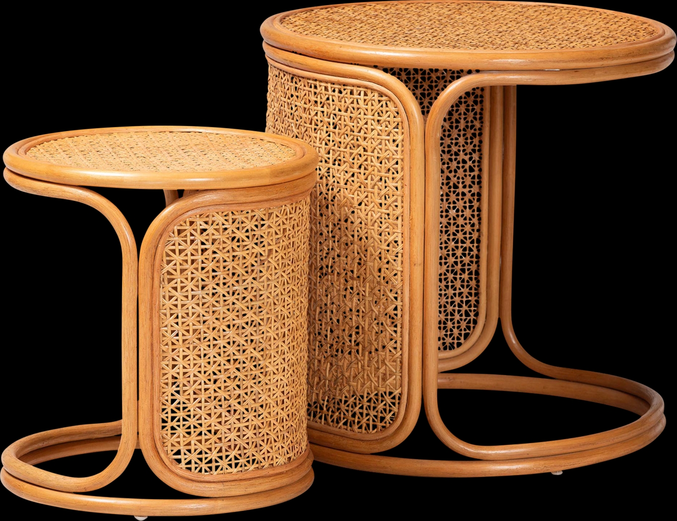 Orluk Brown Nesting Table, Set of 2 - Thumbnail - Image 1