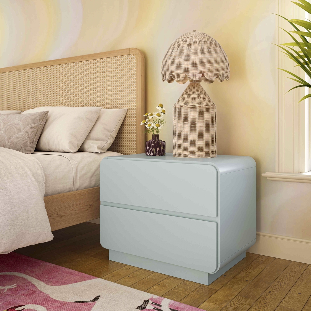 Ormbrek Blue Nightstand - Thumbnail - Image 2
