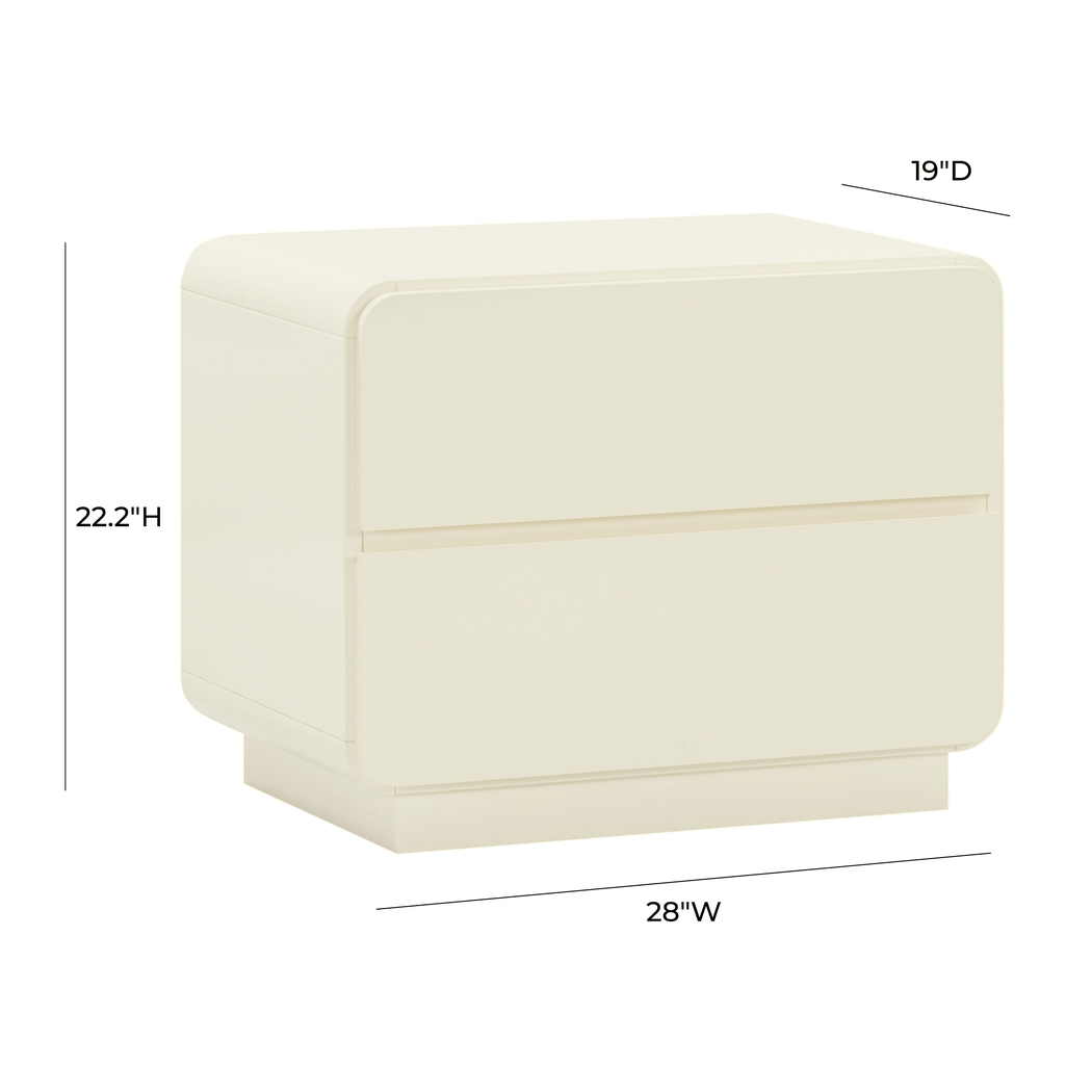 Ormbrek Cream Nightstand - Thumbnail - Image 8